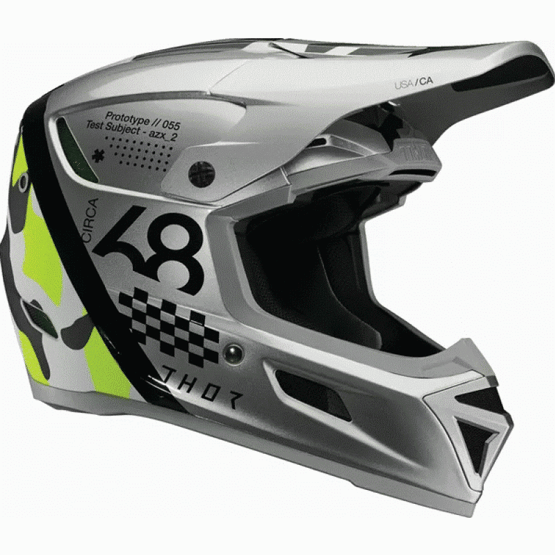 Мотокрос каска THOR REFLEX SPORT RIOT GRAY/ACID MIPS