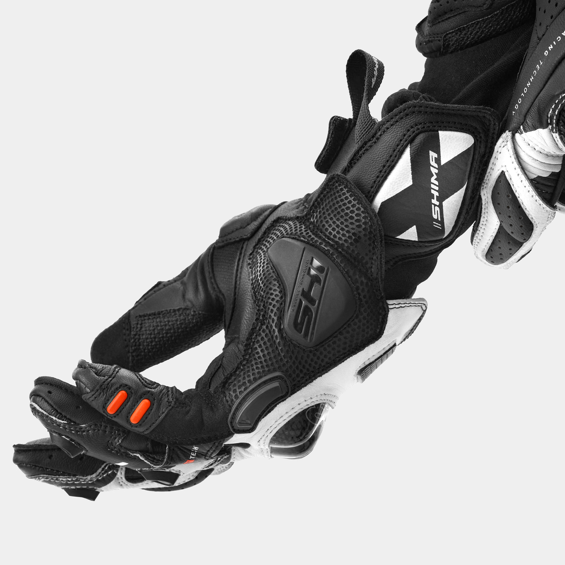 Мото ръкавици SHIMA XRS-3 BLACK/WHITE