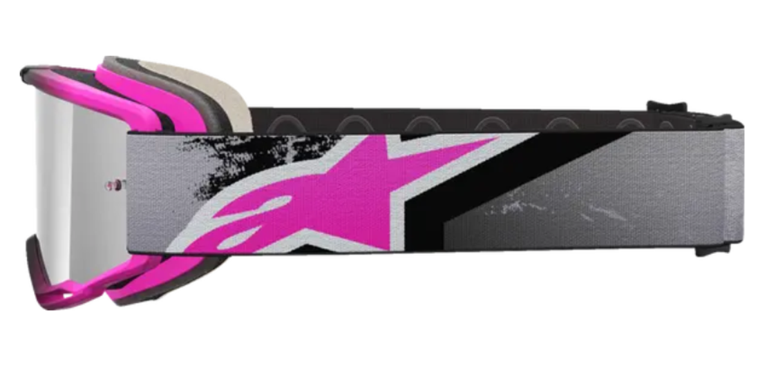 Мотокрос очила ALPINESTARS VISION 5 LAHND IRON/PINK MIRROR-SIL