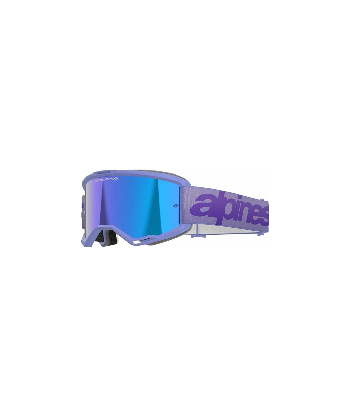 Мотокрос очила ALPINESTARS VISION 5 WORDMARK PRPL MIRROR-BL