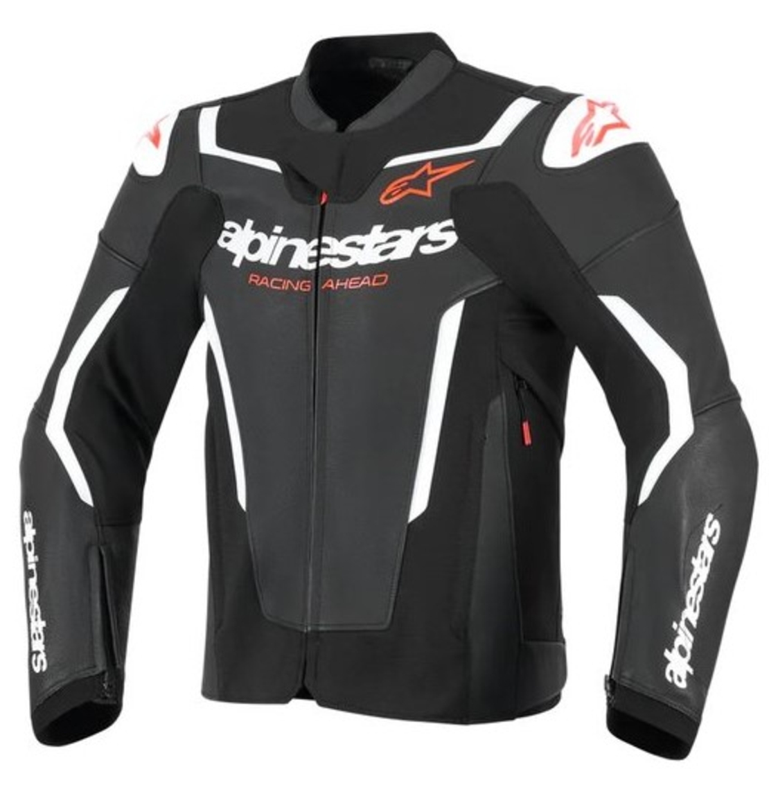 Кожено яке ALPINESTARS GP FORCE V2 BK/WHT
