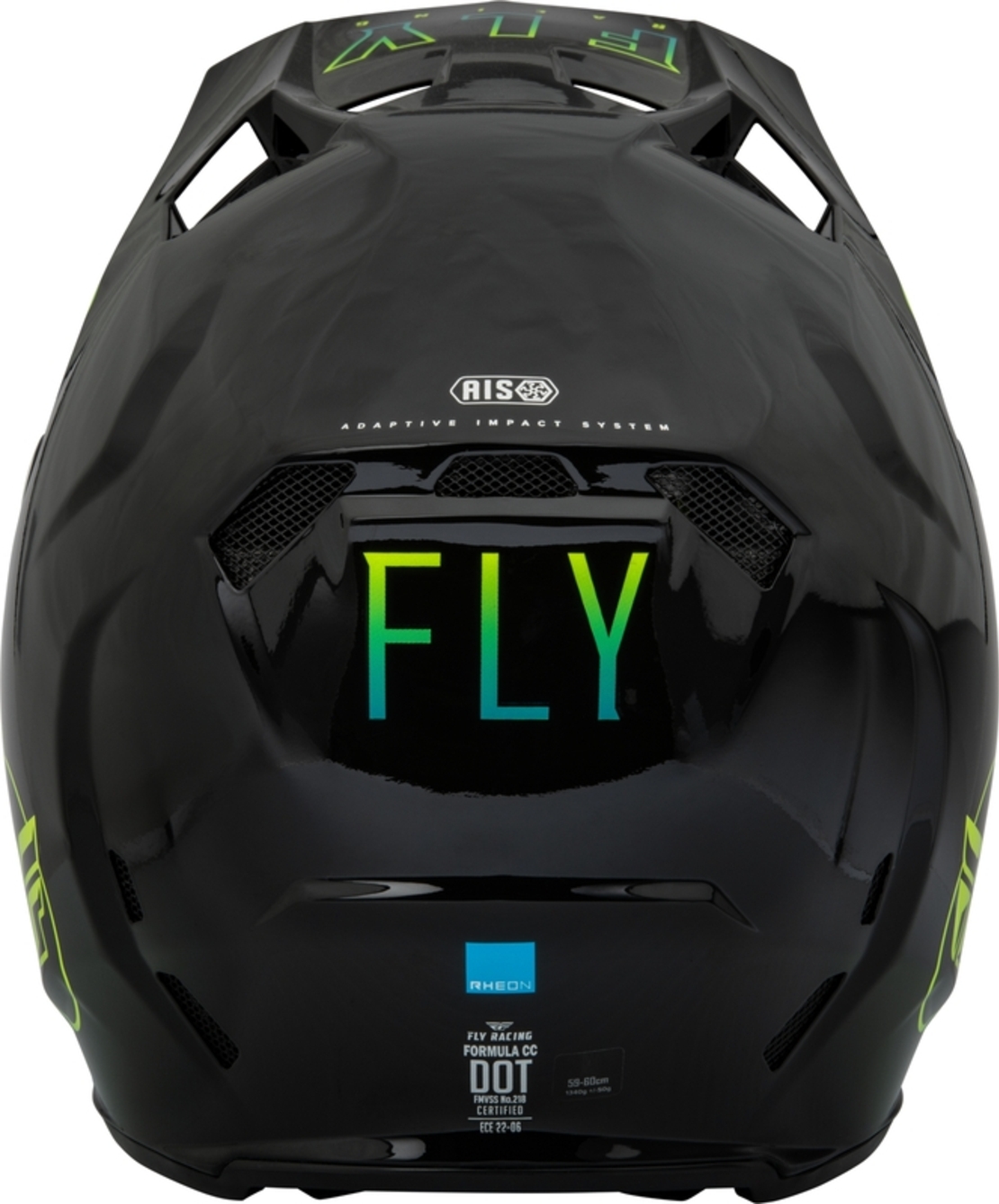 Мотокрос каска FLY RACING Formula CC Centrum - Black/Hi-Vis