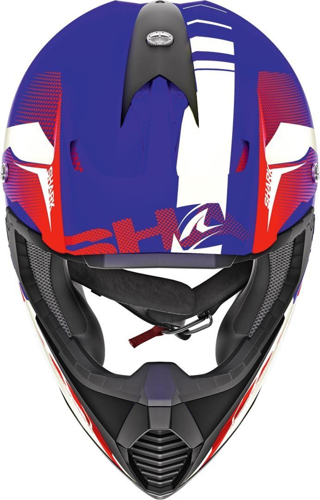 Мотокрос каска Shark Varial Anger Blue/Red/White