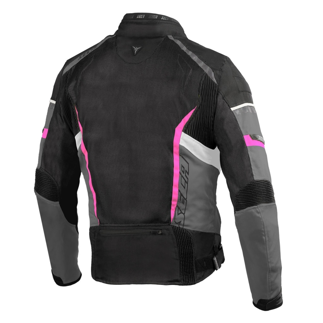 Дамско текстилно яке SECA AIR FLOW II BLACK/FUCHSIA