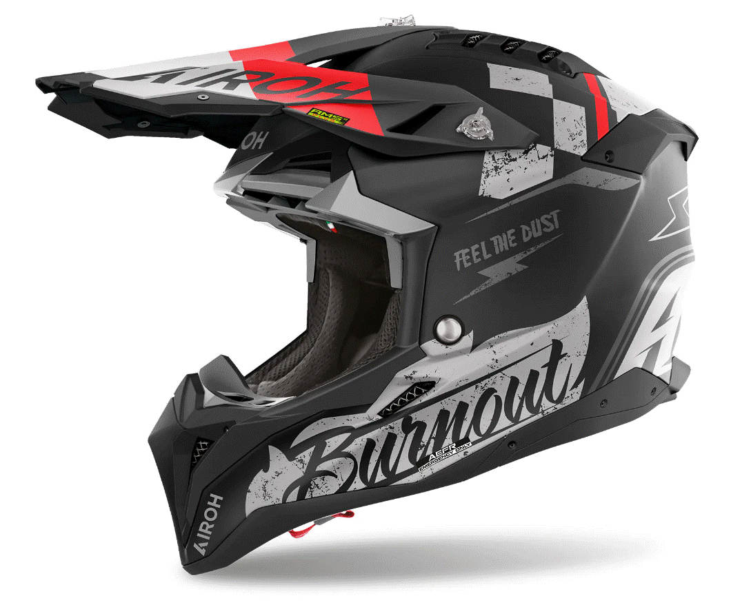 Каска AIROH AVIATOR 3 BURNOUT MATT