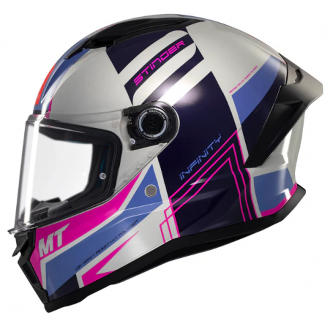 Каска MT STINGER 2 TRON C8 GLOSS PINK