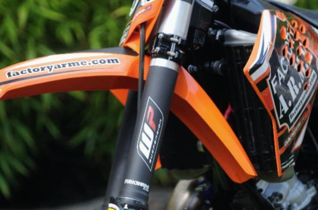 Калъфи за колове RFX Race Series Forkshrink Upper Fork Guard w/ Showa Logo - White