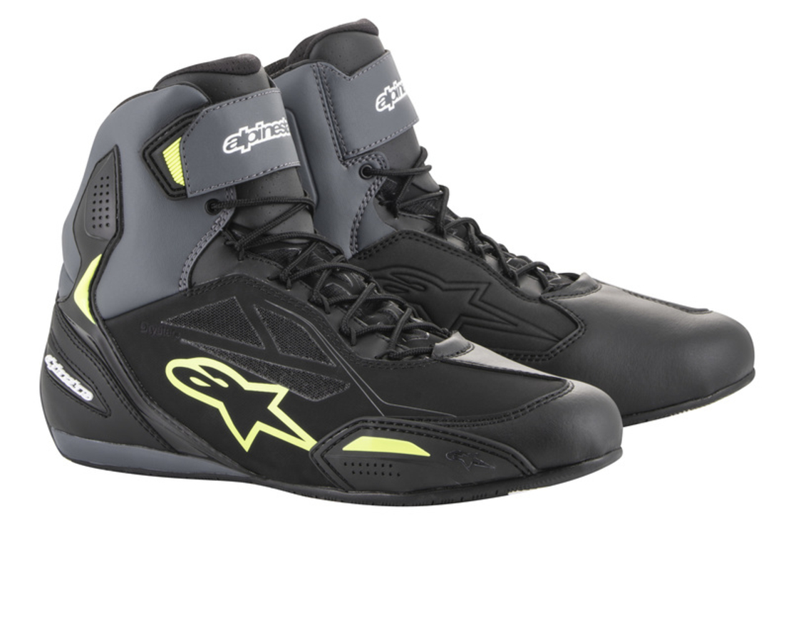 Мото боти ALPINESTARS FASTER-3 DRYSTAR BLACK YELLOW FLUO