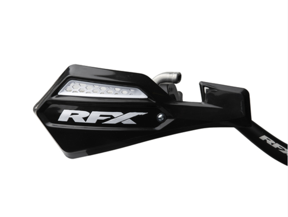 Протектори за кормило RFX 1 Series Handguard (Black/White) Including Fitting Kit BETA RR 250 19-24