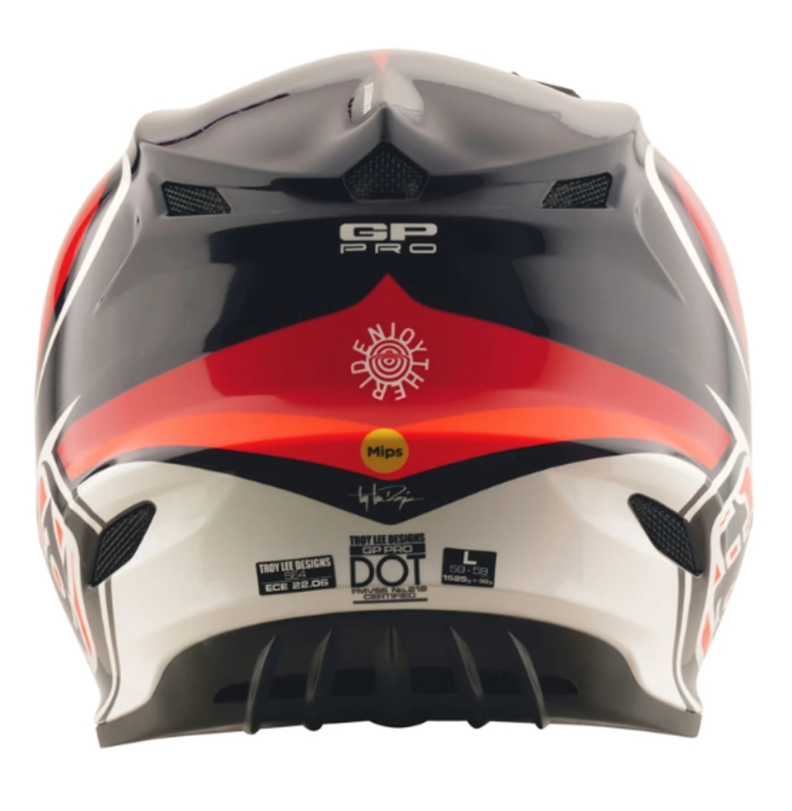 Детска мотокрос каска TROY LEE DESIGNS GP Pro Crossover Helmet - Black/Red
