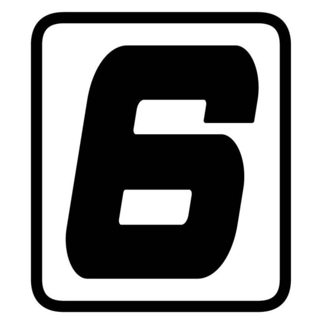 СТИКЕР С ЦИФРИ BARRACUDA - 6