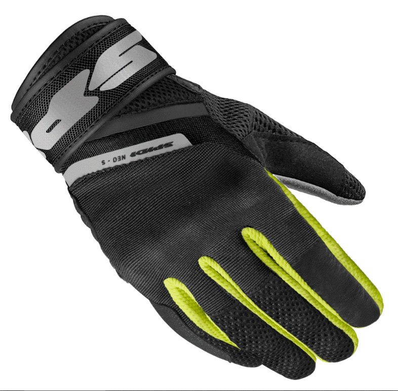 Текстилни мото ръкавици SPIDI NEO-S YELLOW