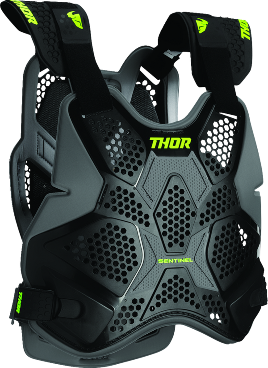 Протекторна броня THOR SENTINEL PRO BLACK/NEON GREEN
