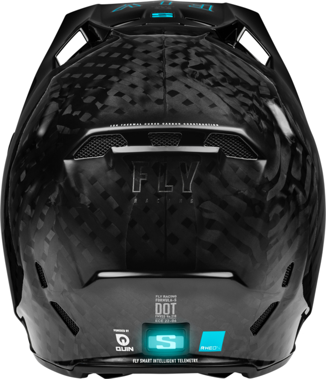 Мотокрос каска FLY RACING Formula Smart Carbon Solid Helmet - Black