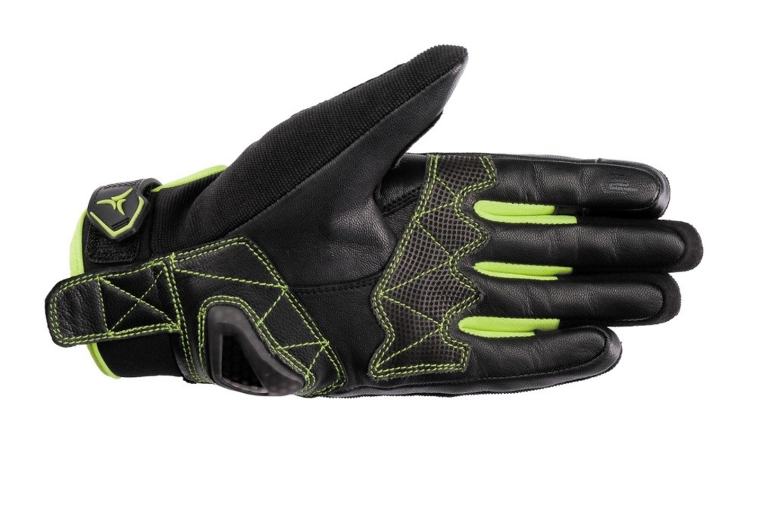 Текстилни ръкавици SECA X-STRETCH BLACK/FLUO