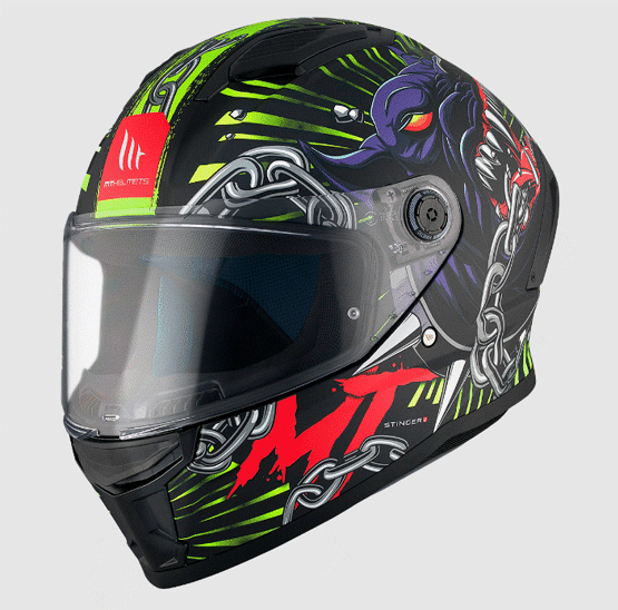 Каска MT STINGER 2 AKIN A3 MATT