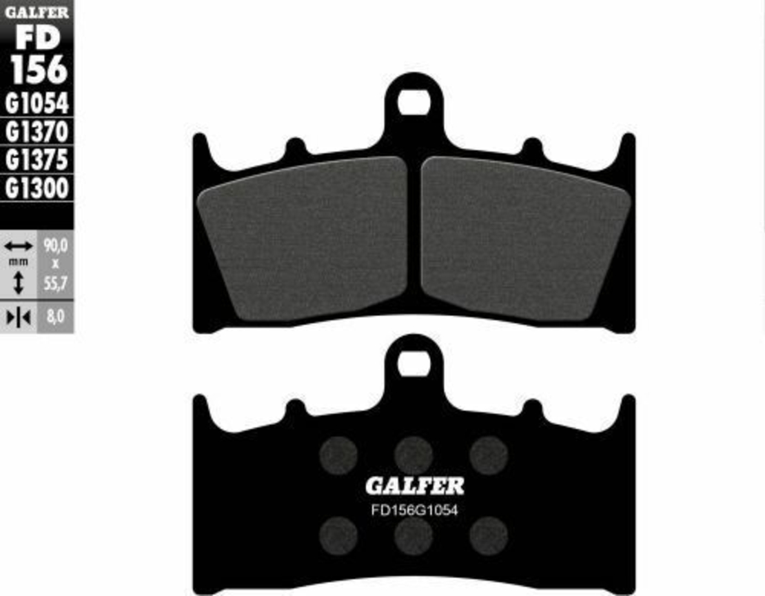 Предни мото накладки Galfer SEMI METAL FD156G1054