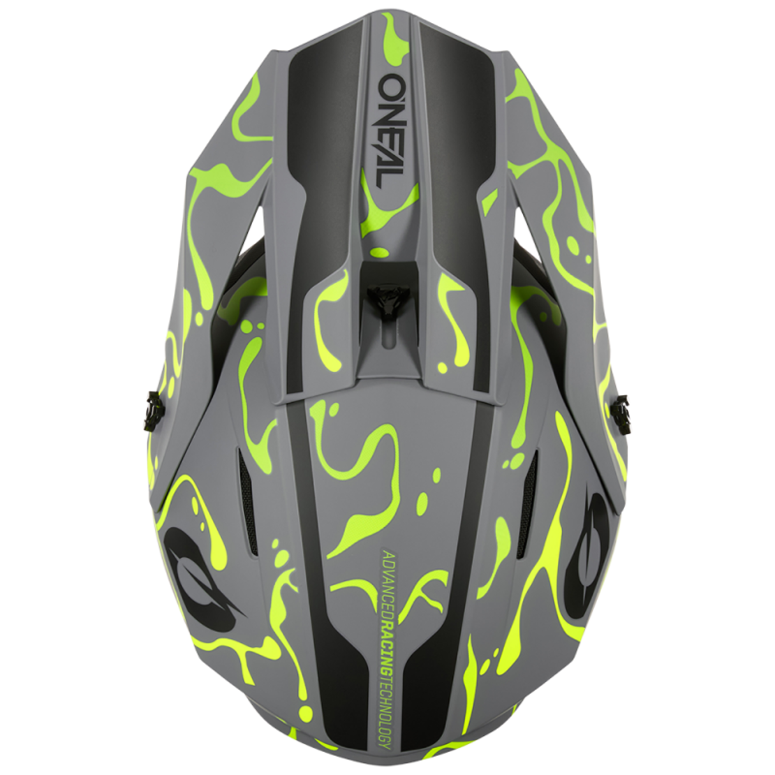 Каска O'NEAL 1SERIES SPLASH GRAY/NEON YELLOW V.26