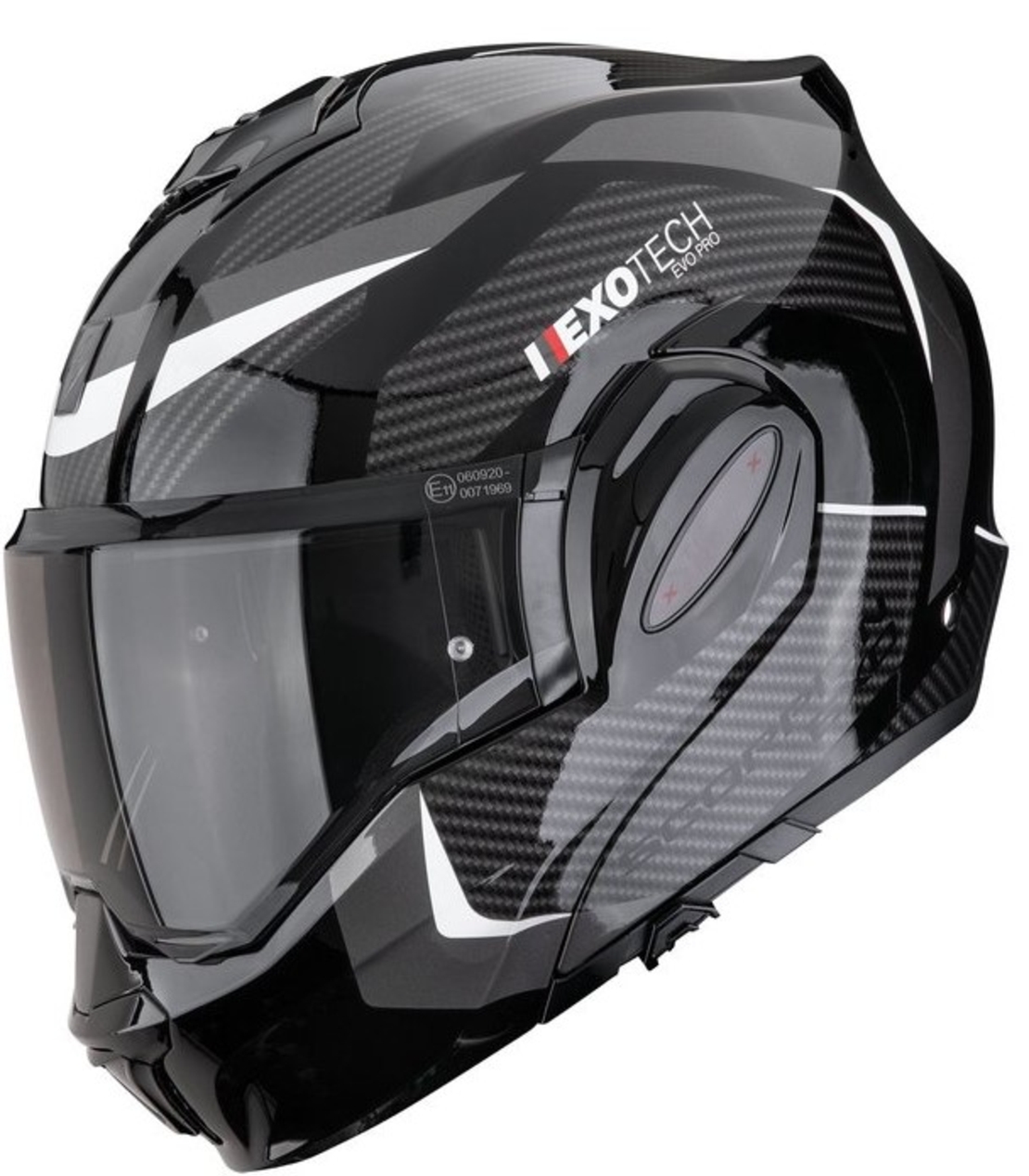 Модуларна каска SCORPION Exo-Tech Evo Pro ACUTI Black-Silver