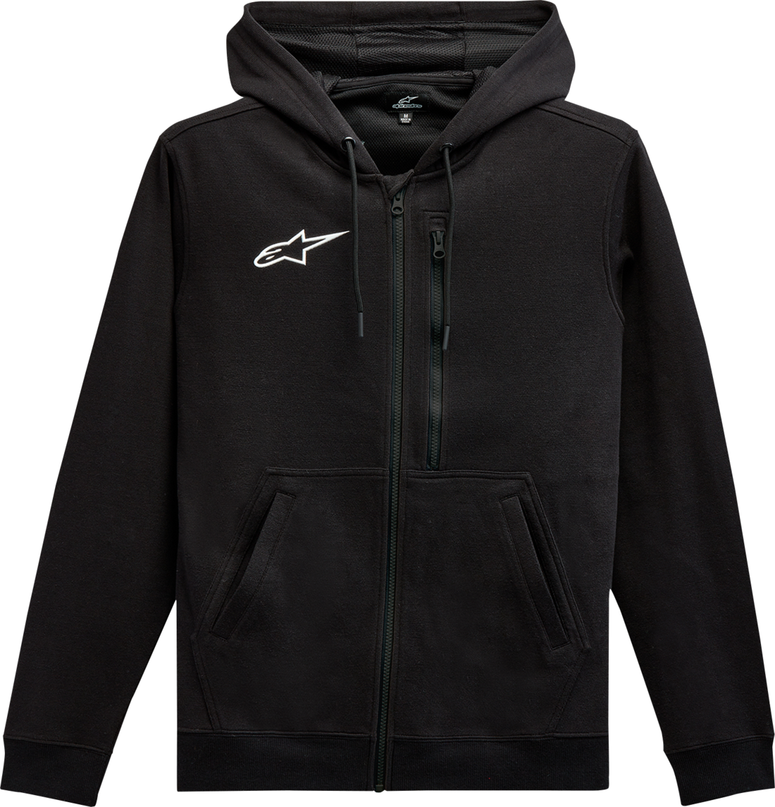 Мото суитшърт ALPINESTARS HOODIE ASYM BLACK
