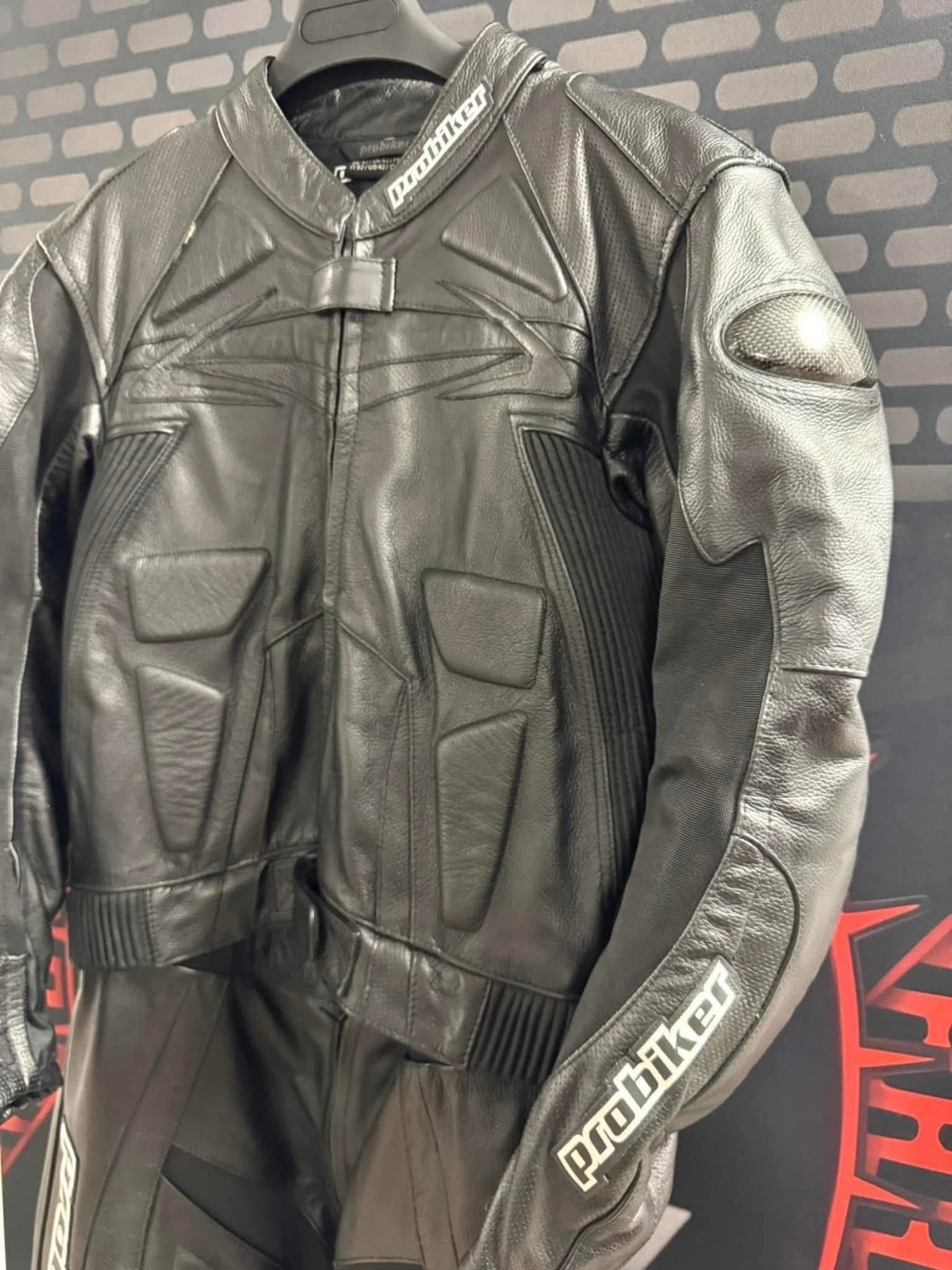 Кожен мото екип Probiker PRX-4 номер 52-L на две части