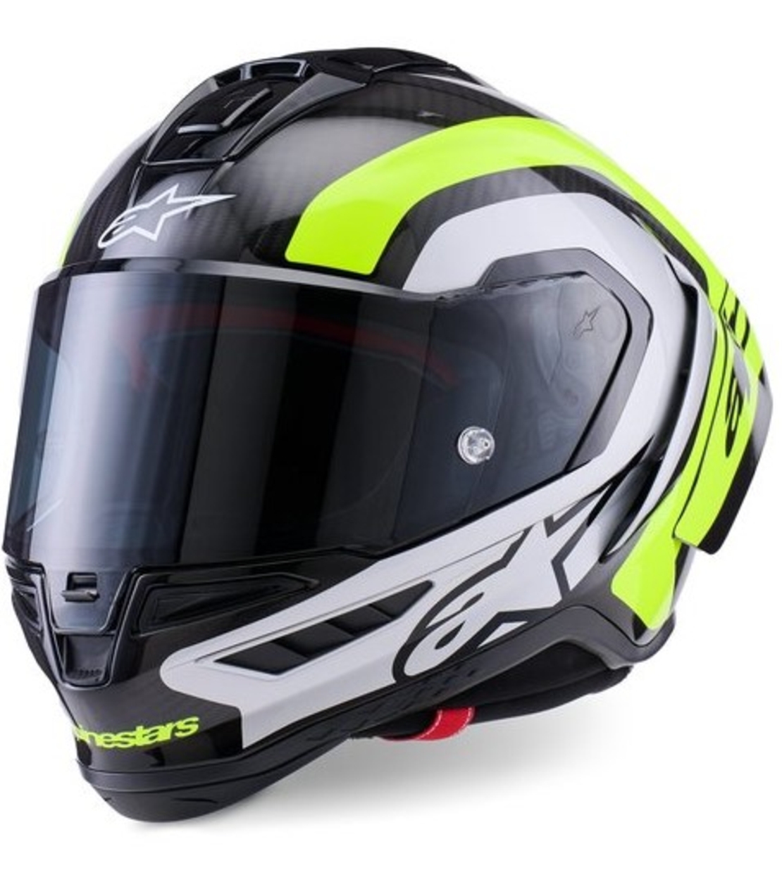 Каска ALPINESTARS Supertech R10 Arius Black/Silver/ Fluo Yellow