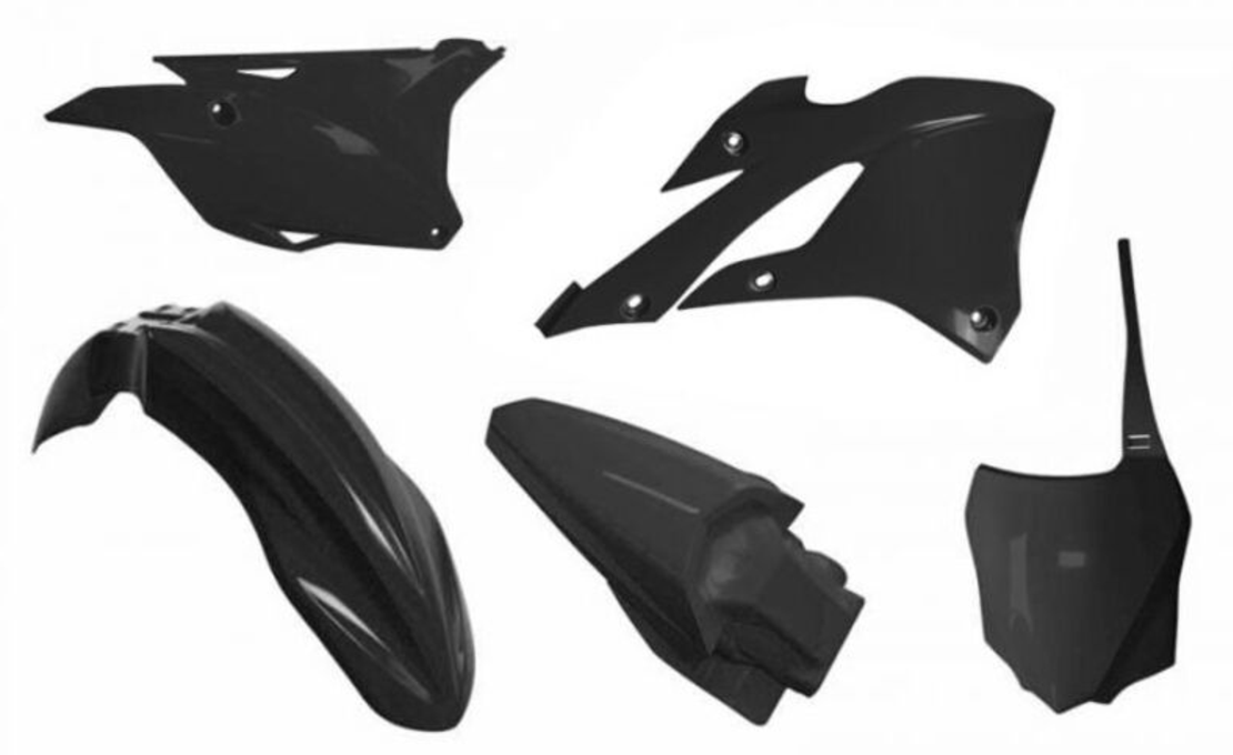 Комплект пластмаси RACETECH Plastic Kit - Kawasaki KX85/112 22-23 (Black)