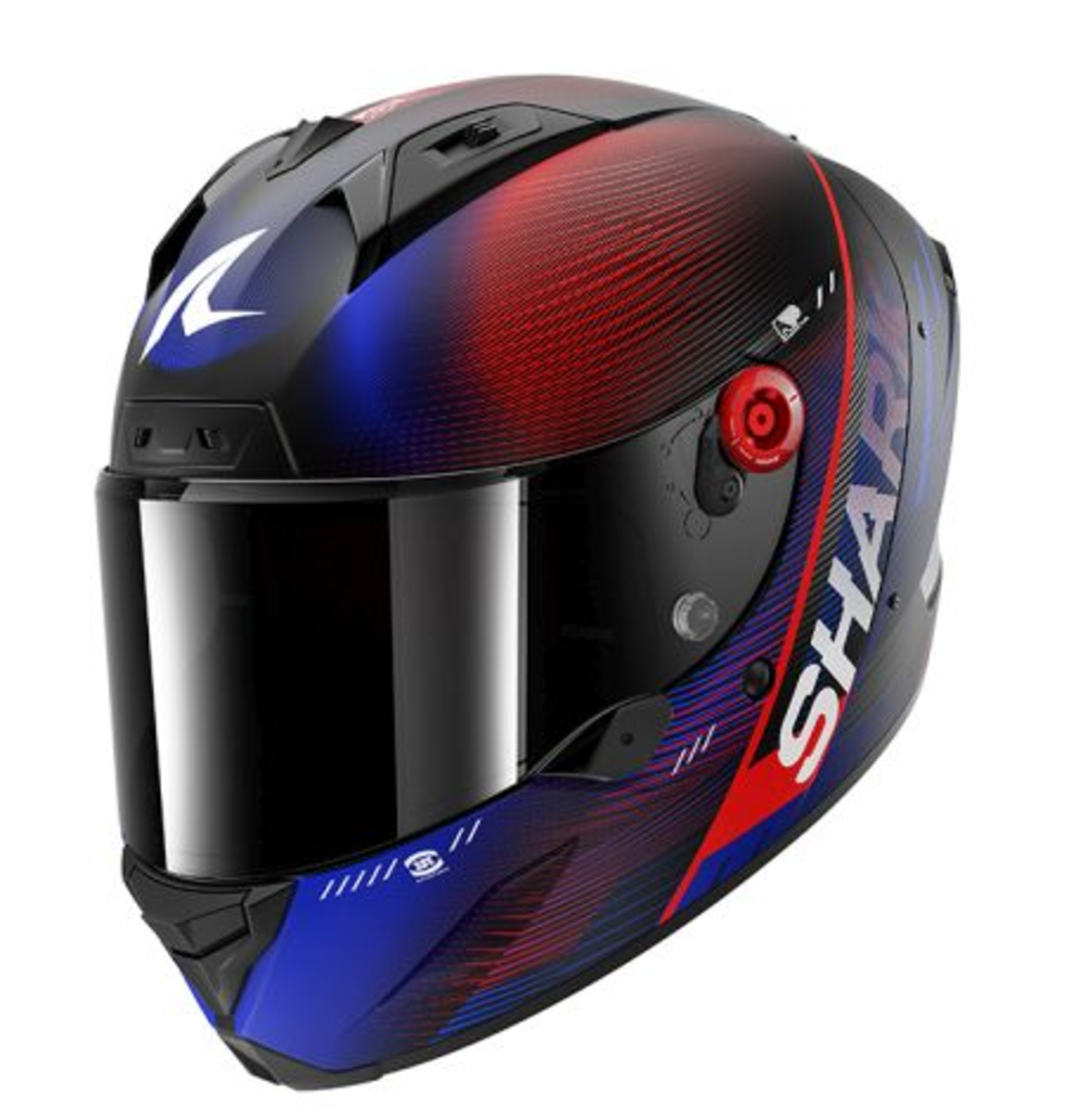 Каска SHARK AERON SPEED-TECH MAT BLACK/BLUE/RED
