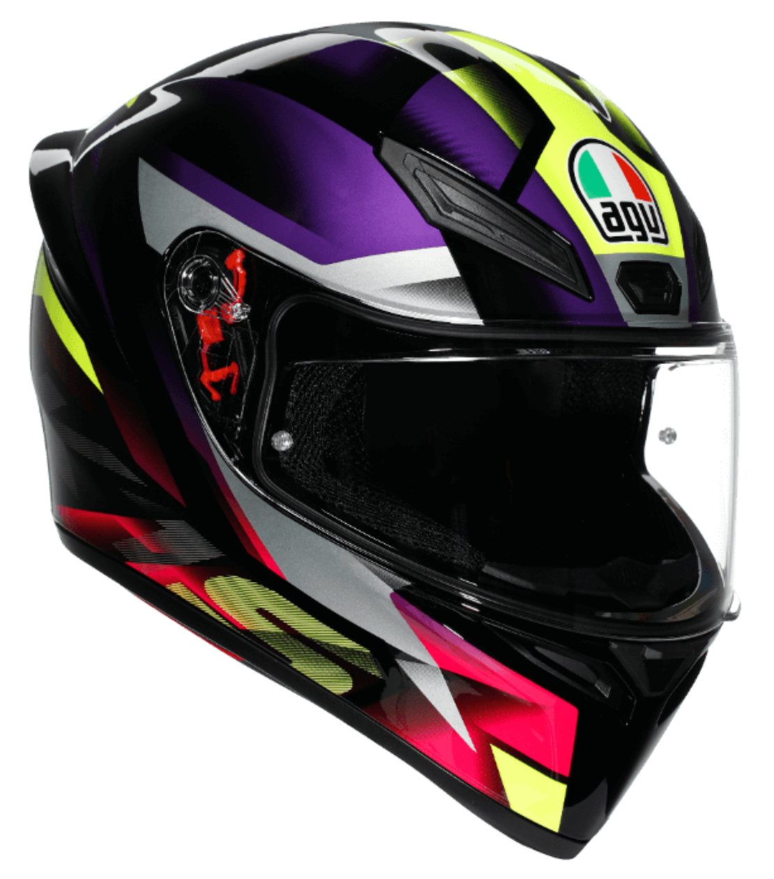 Каска K1 S E2206 - FASTLAP BLACK/PURPLE/PINK