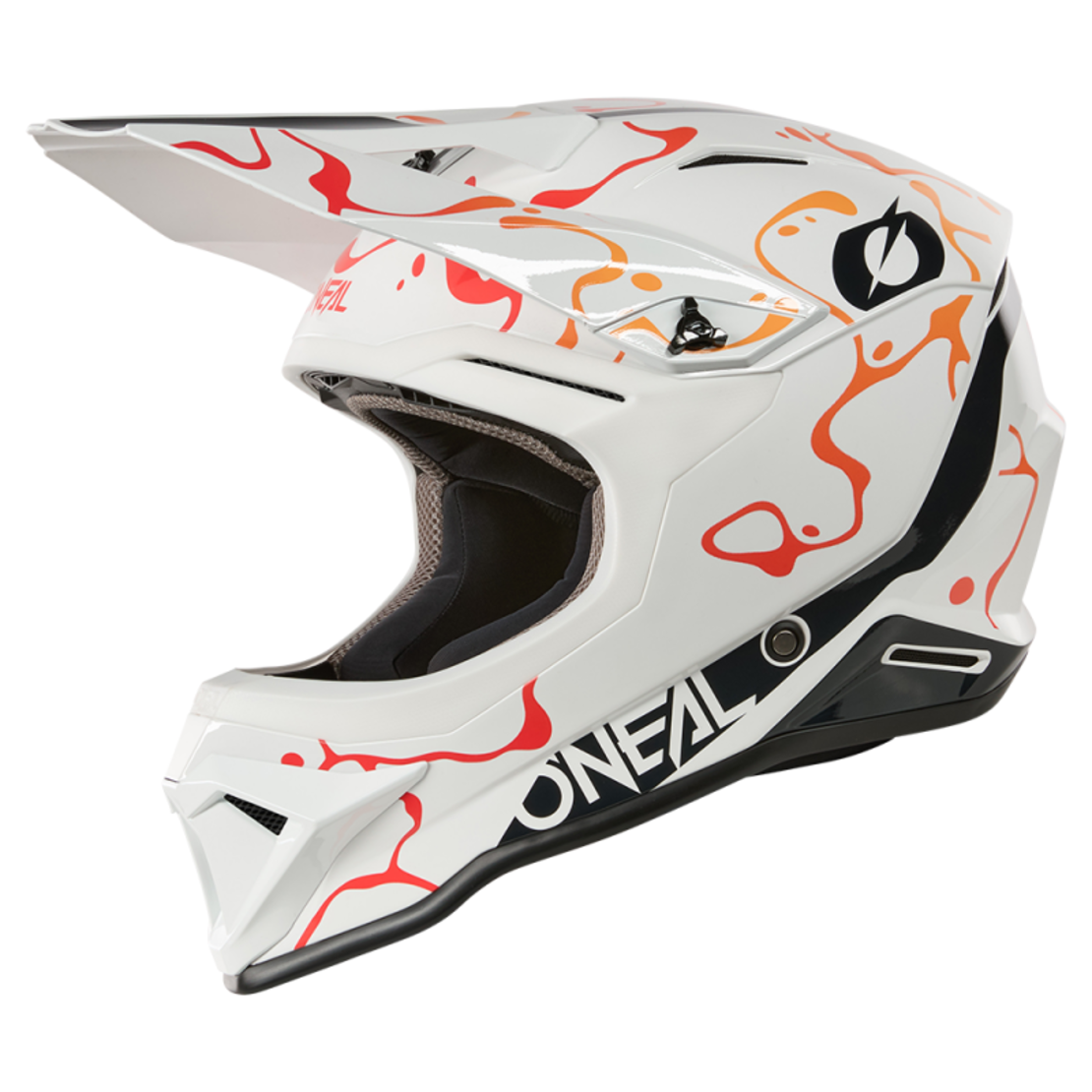 Каска O'NEAL 1SERIES SPLASH GRAY/NEON YELLOW V.26