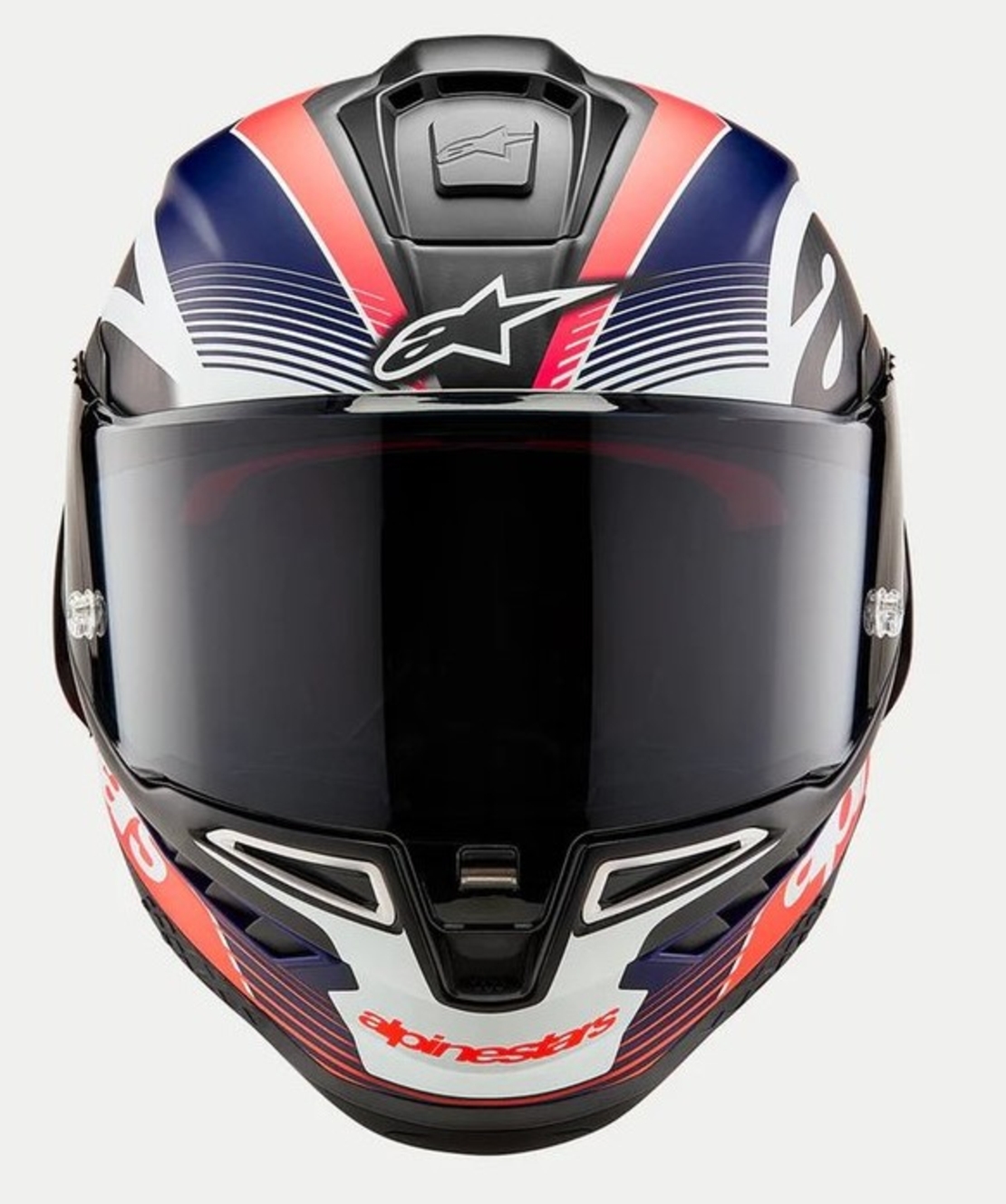 Каска ALPINESTARS Supertech R10 Team Black/Carb/Blå/White