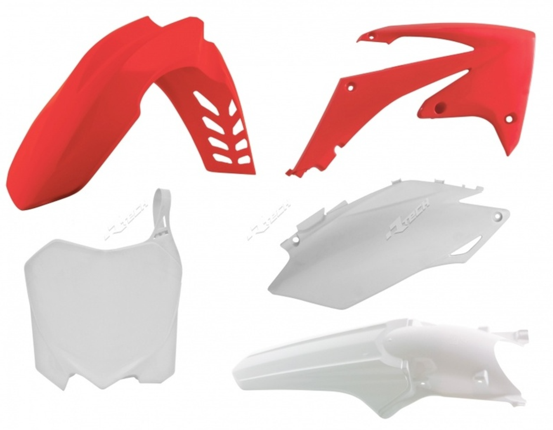 Комплект пластмаси RACETECH Plastic Kit OEM Color Red/White Honda CRF250R 11-13 / 450R 11-12