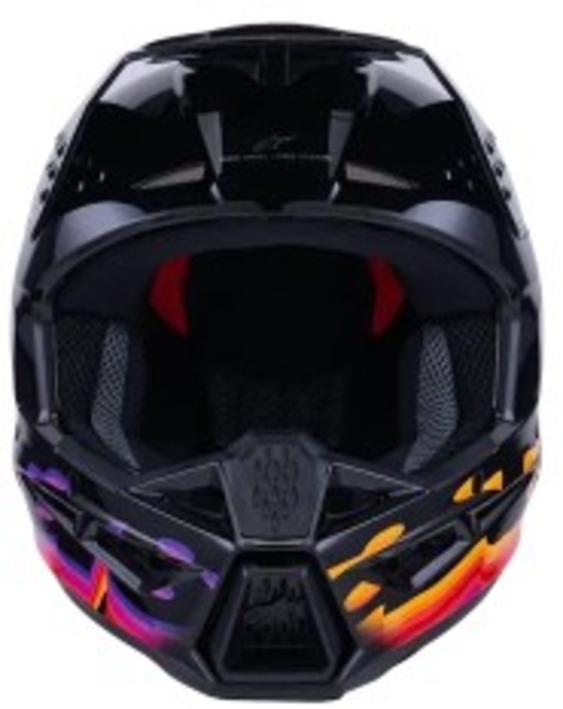 Мотокрос каска ALPINESTARS SM3 FORCE BLACK-GLOSS