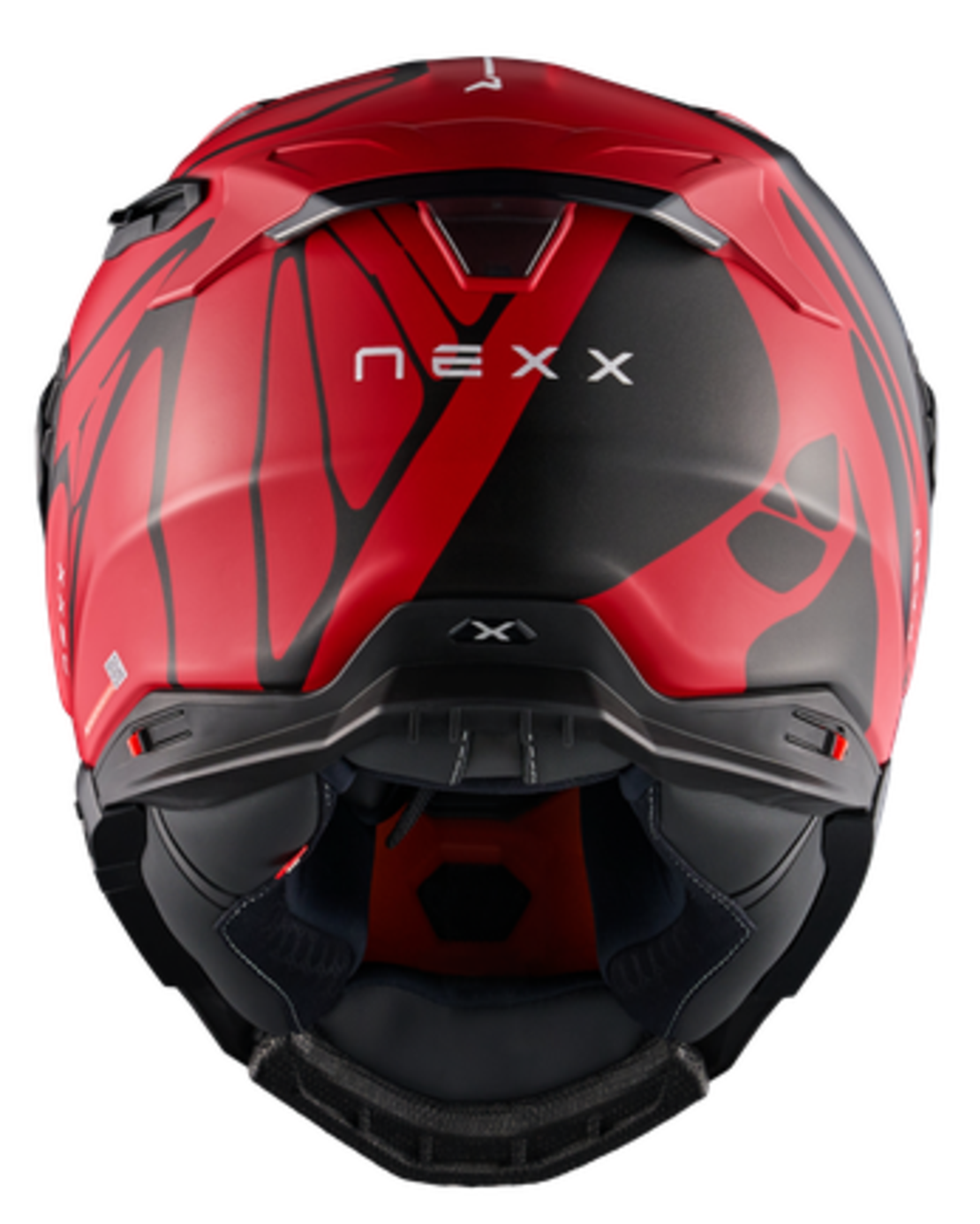 Каска NEXX X.WST3 B-SIDE RED BLACK MATT