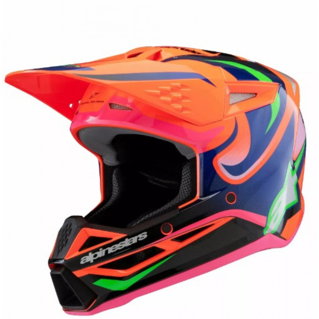 Детска каска ALPINESTARS SM3 DEEGAN OR/PU