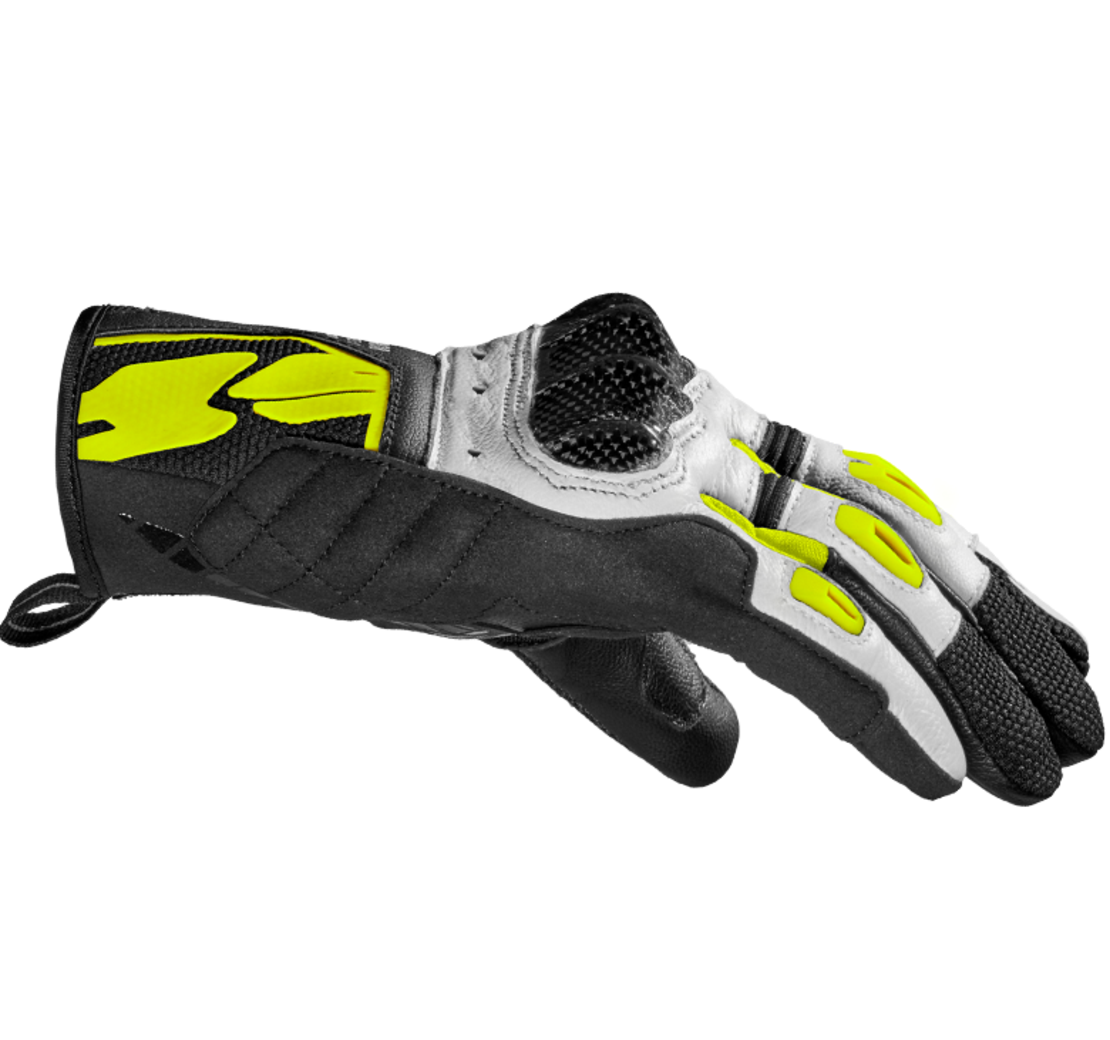 Дамски мото ръкавици SPIDI G-CARBON Yellow fluo