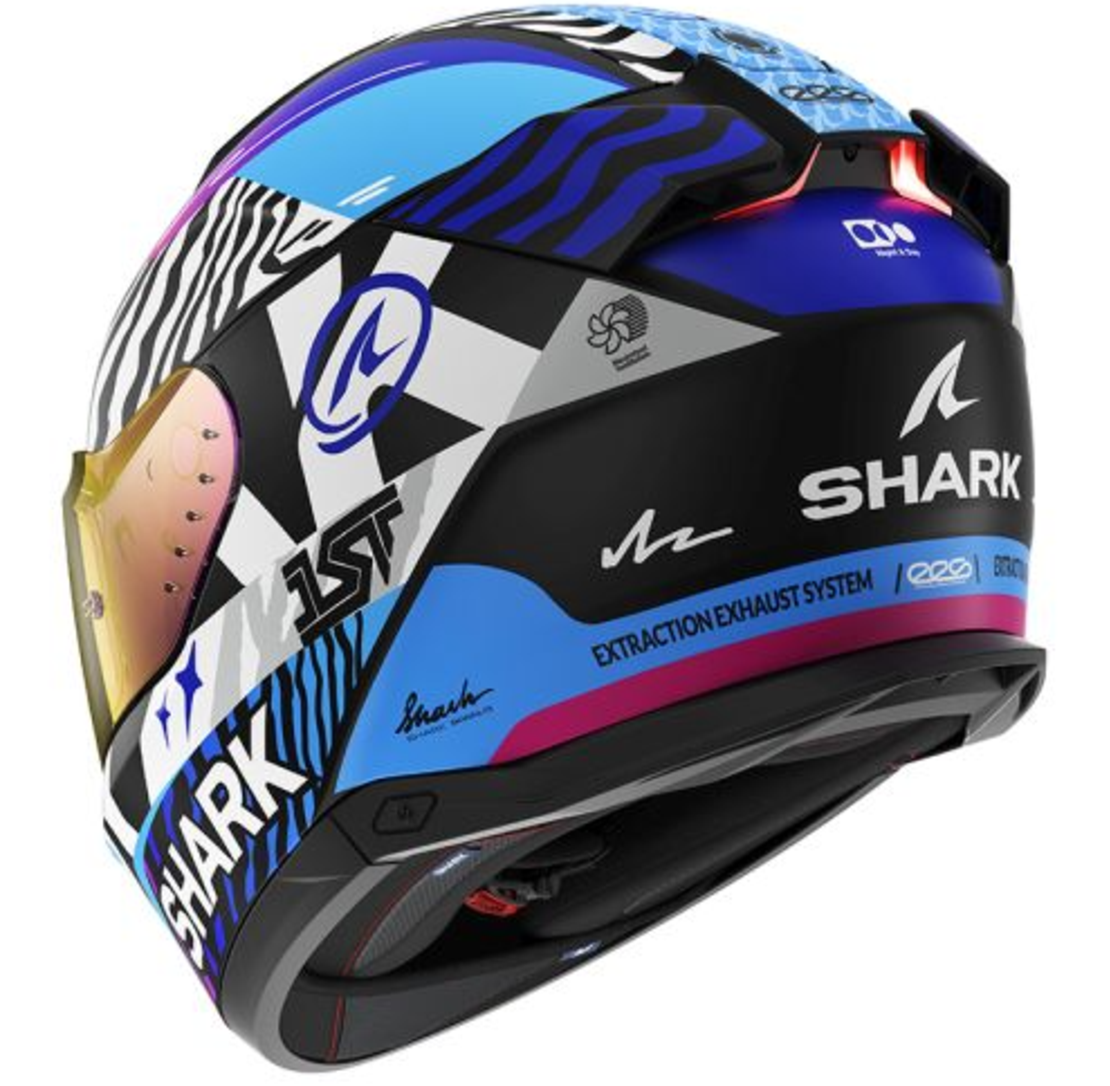 Каска SHARK SKWAL i3  SPEED-FANCY BLACK/BLUE/PURPLE