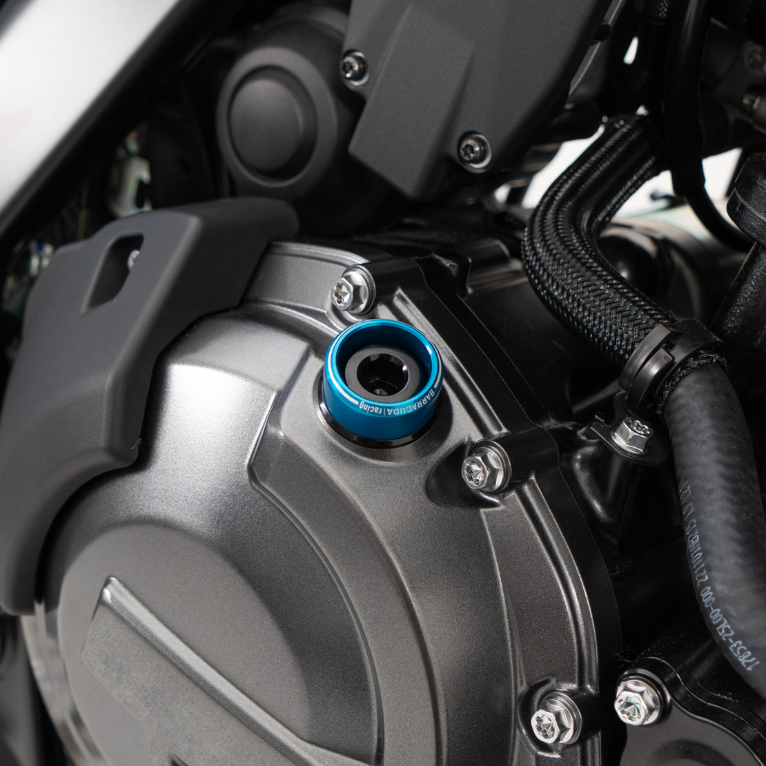 Цветна приставка за ПРОБКА ЗА МАСЛО BARRACUDA Ø35 BLUE