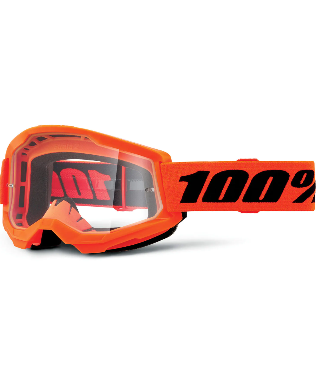 Мотокрос очила 100% STRATA2 NEON ORANGE 24