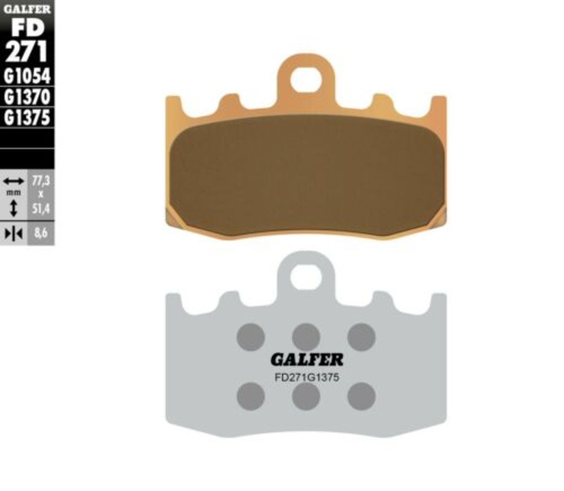 Предни мото накладки Galfer SINTERED COMPOUND FD271G1375