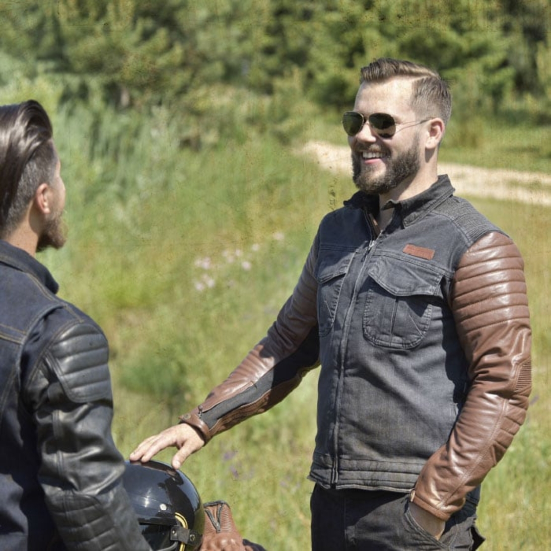 Мото яке Trilobite 964 Acid Scrambler DENIM BLACK