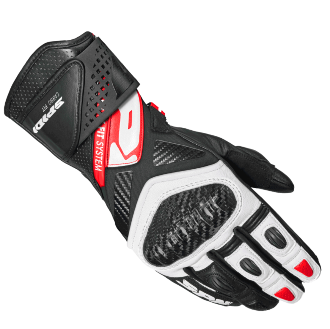 Мото ръкавици SPIDI CARBO FIT RED/WHITE