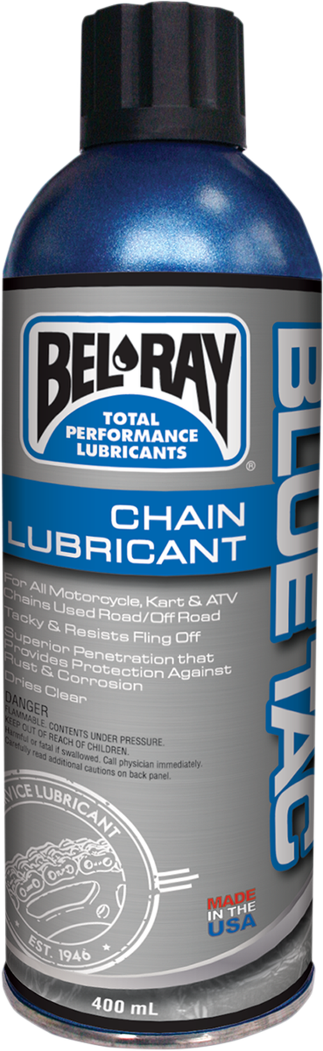 Спрей BEL-RAY Blue Tac Chain Lube 400ml