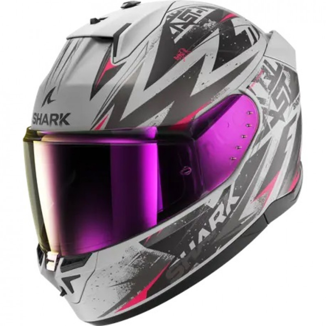 Каска SHARK D-SKWAL 3 BLAST-R MATT WHITE/GREY/PINK