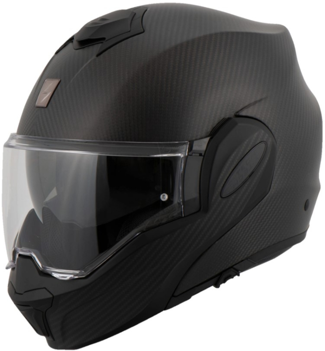 Модуларна каска SCORPION Exo-Tech Evo Carbon Solid Matt Black