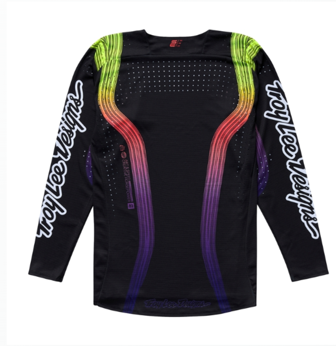Mотокрос джърси TROY LEE DESIGNS SE PRO Stripes Jersey - Black/Multi