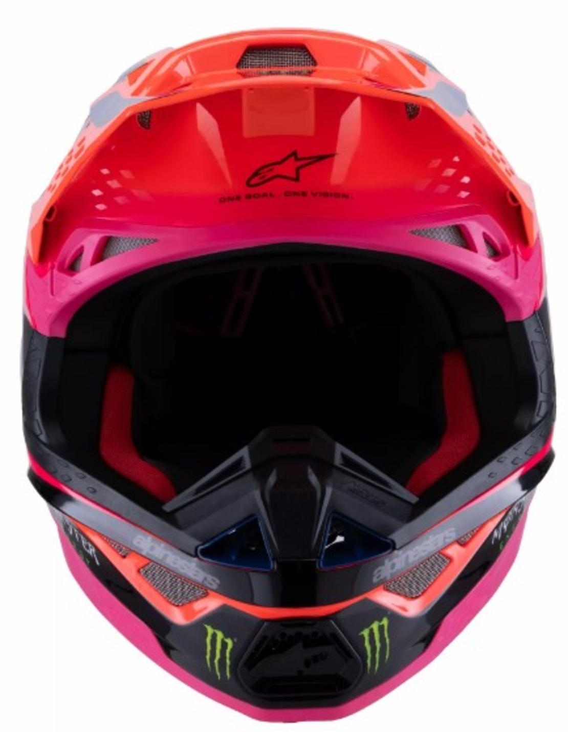 Мотокрос каска ALPINESTARS SM10 Deegan OR/PU/PK