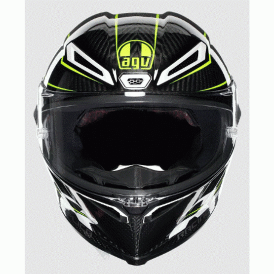 МОТО КАСКА AGV PISTA GP RR PERFORMANTE CARBON/YELLOW FLUO