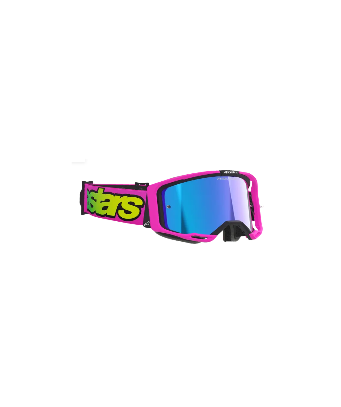 Мотокрос очила ALPINESTARS VISION 8 VISTA PINK/YELLOW MIRROR-BLUE