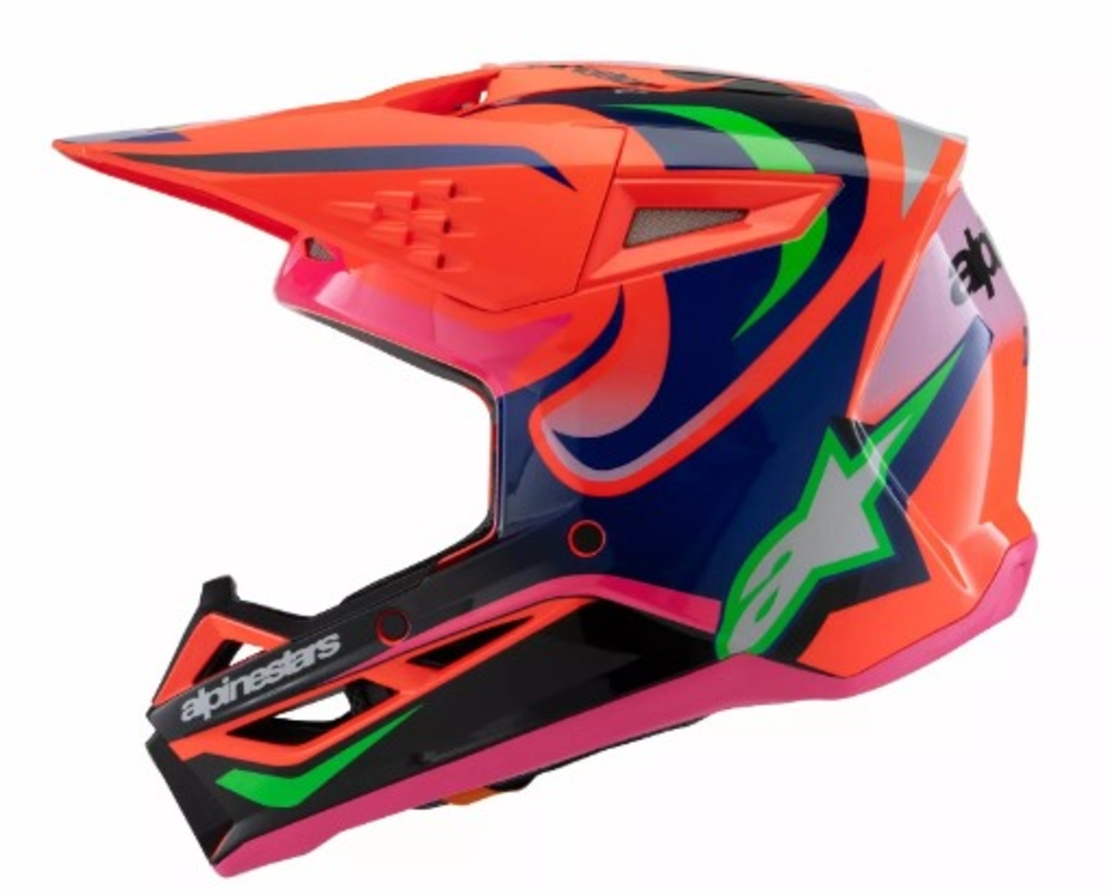 Детска мотокрос каска ALPINESTARS SM3 DEEGAN OR/PU